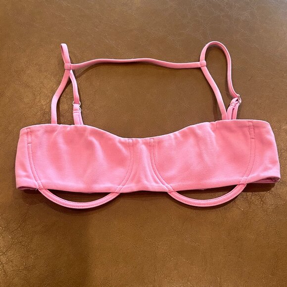 Camila Coelho - Baby Pink Belle Bralette Top XXS - Picture 4 of 5
